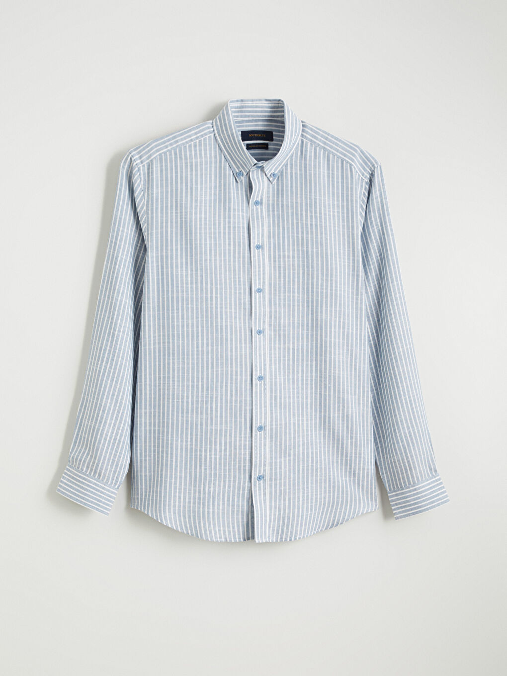 Regular Fit Striped Dobby Men's Shirt-4