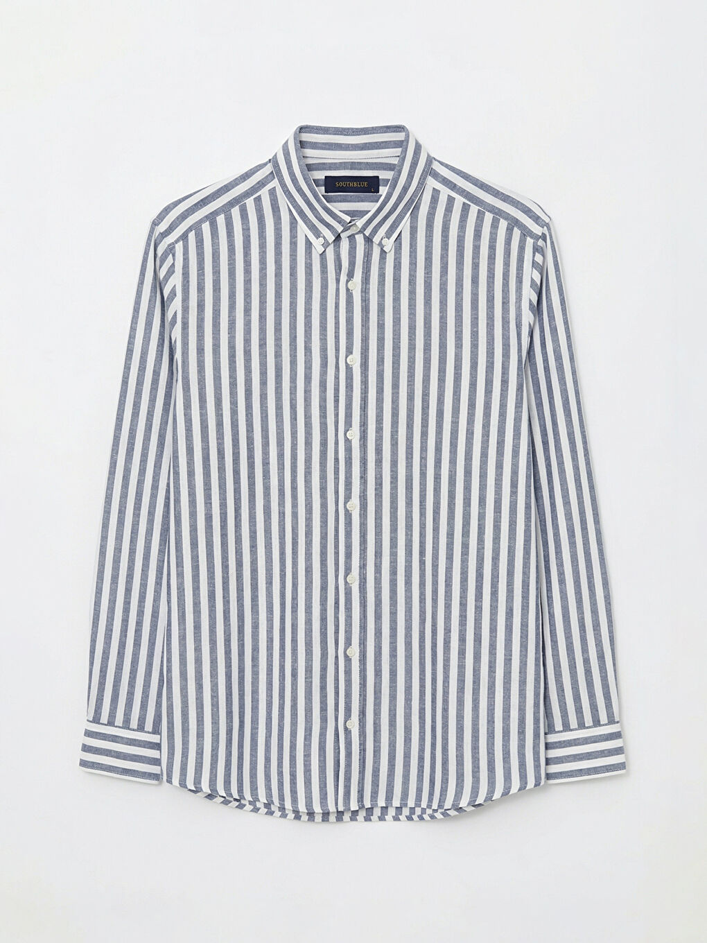 Мужчины Синий Рубашка-4