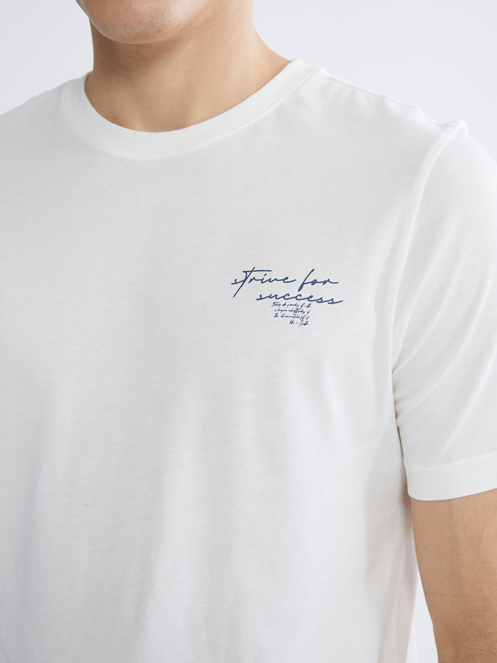 Crew Neck Printed Jersey Man T-Shirt-2