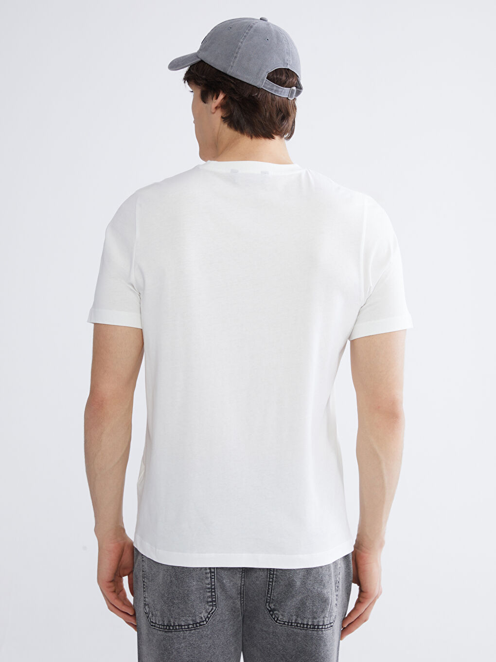 Crew Neck Printed Jersey Man T-Shirt-3