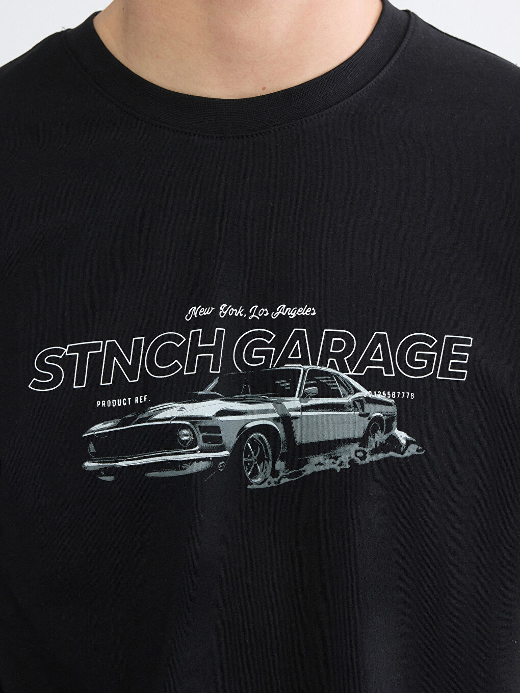 Crew Neck Printed Men's T-Shirt-2