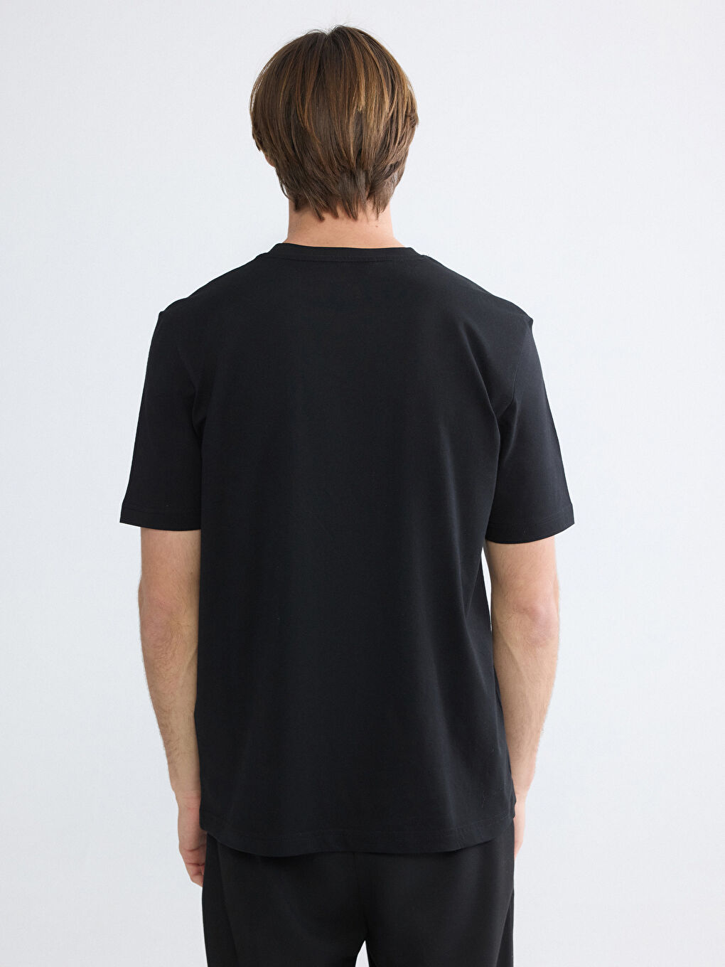 Crew Neck Printed Men's T-Shirt-3