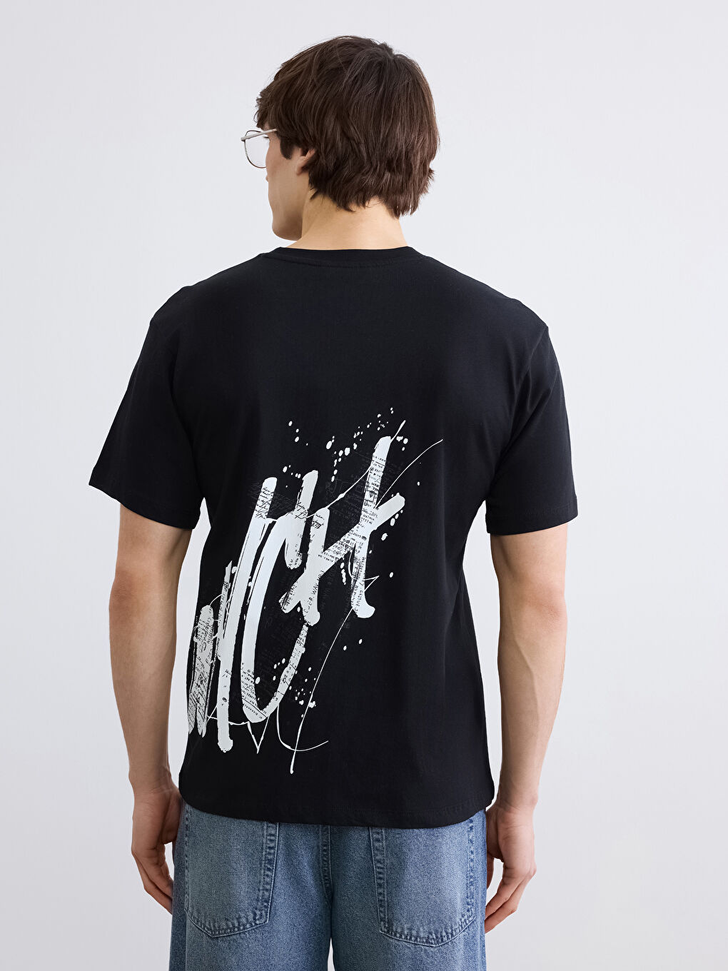 Crew Neck Printed Jersey Man T-Shirt-3