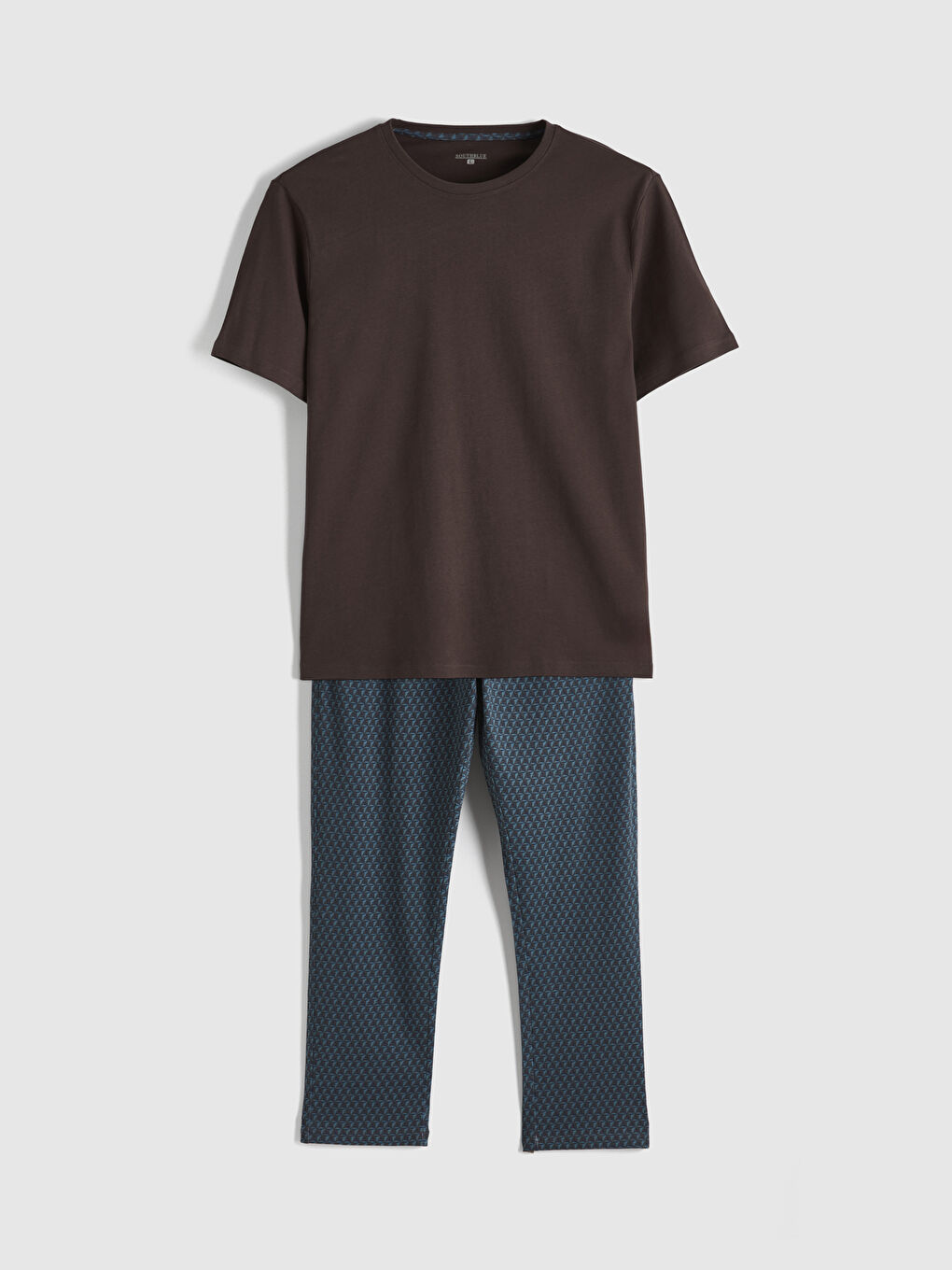 Muški pidžama komplet sa okruglim izrezom-4