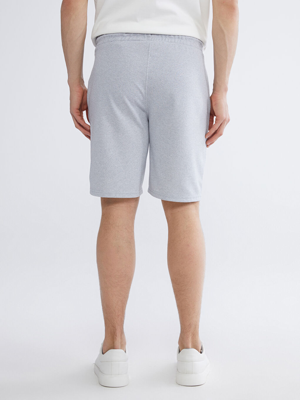 Gri Standart Kalıp Erkek Şort-3