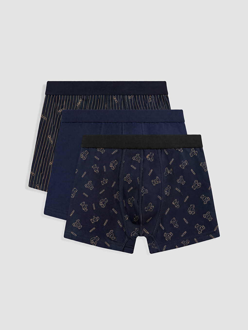 Man Navy Boxer Briefs