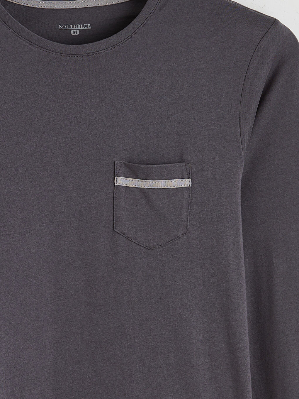 Gri Standart Kalıp Erkek Pijama Takımı-7