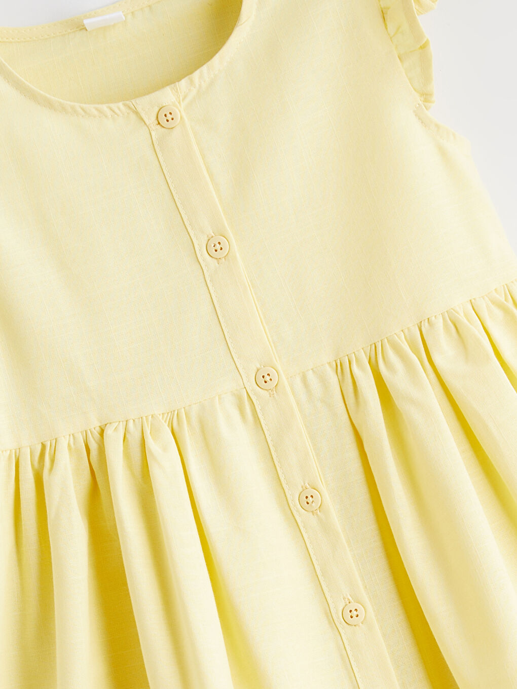 Sarı Kız Çocuk Elbise-1