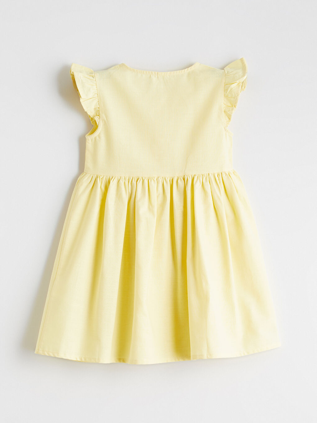 Sarı Kız Çocuk Elbise-2