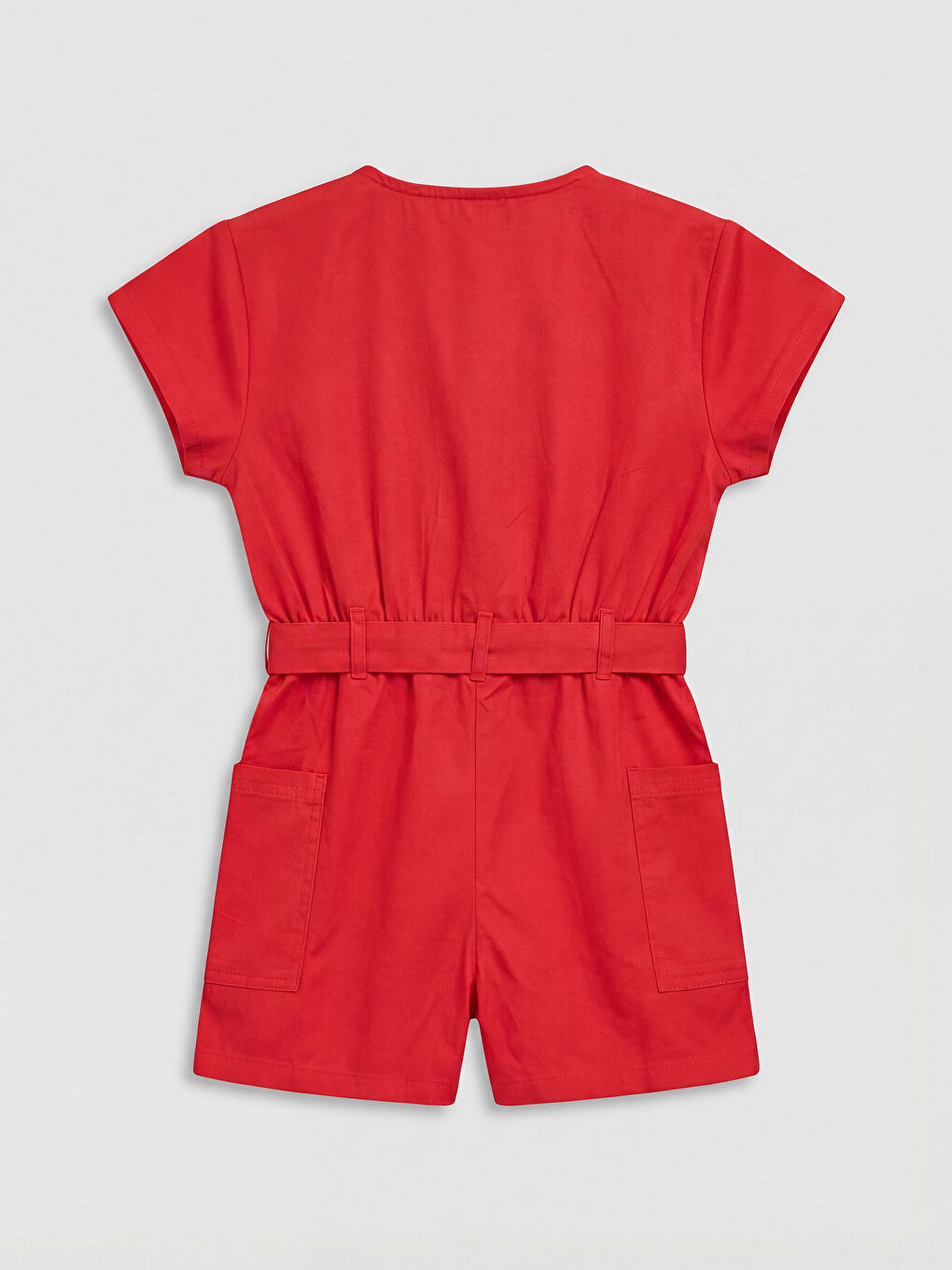 Girl RED Jumpsuit-1