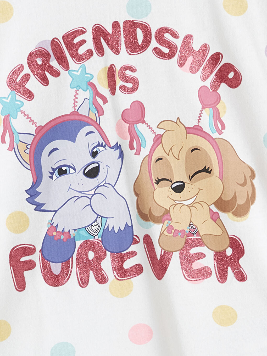 Девочки экрю Футболка-1