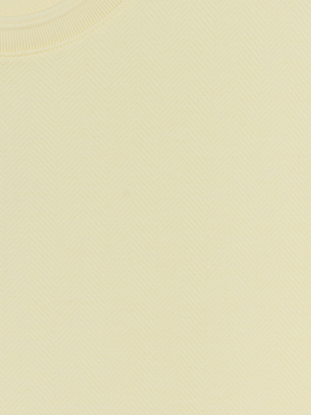 Sarı Bisiklet Yaka Erkek Tişört-2