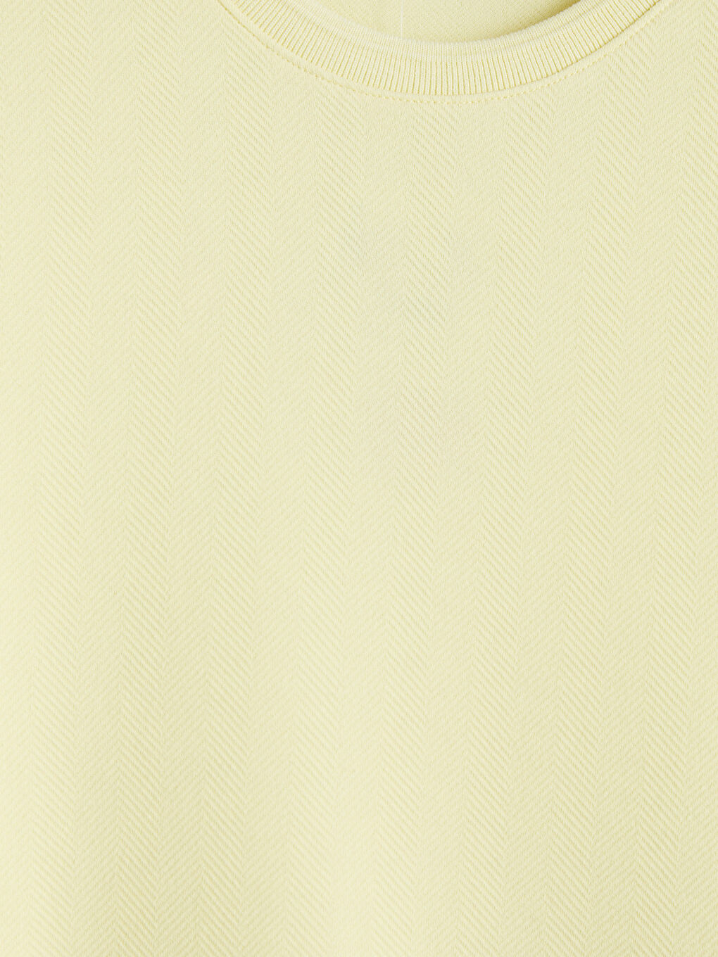 Sarı Bisiklet Yaka Erkek Tişört-3