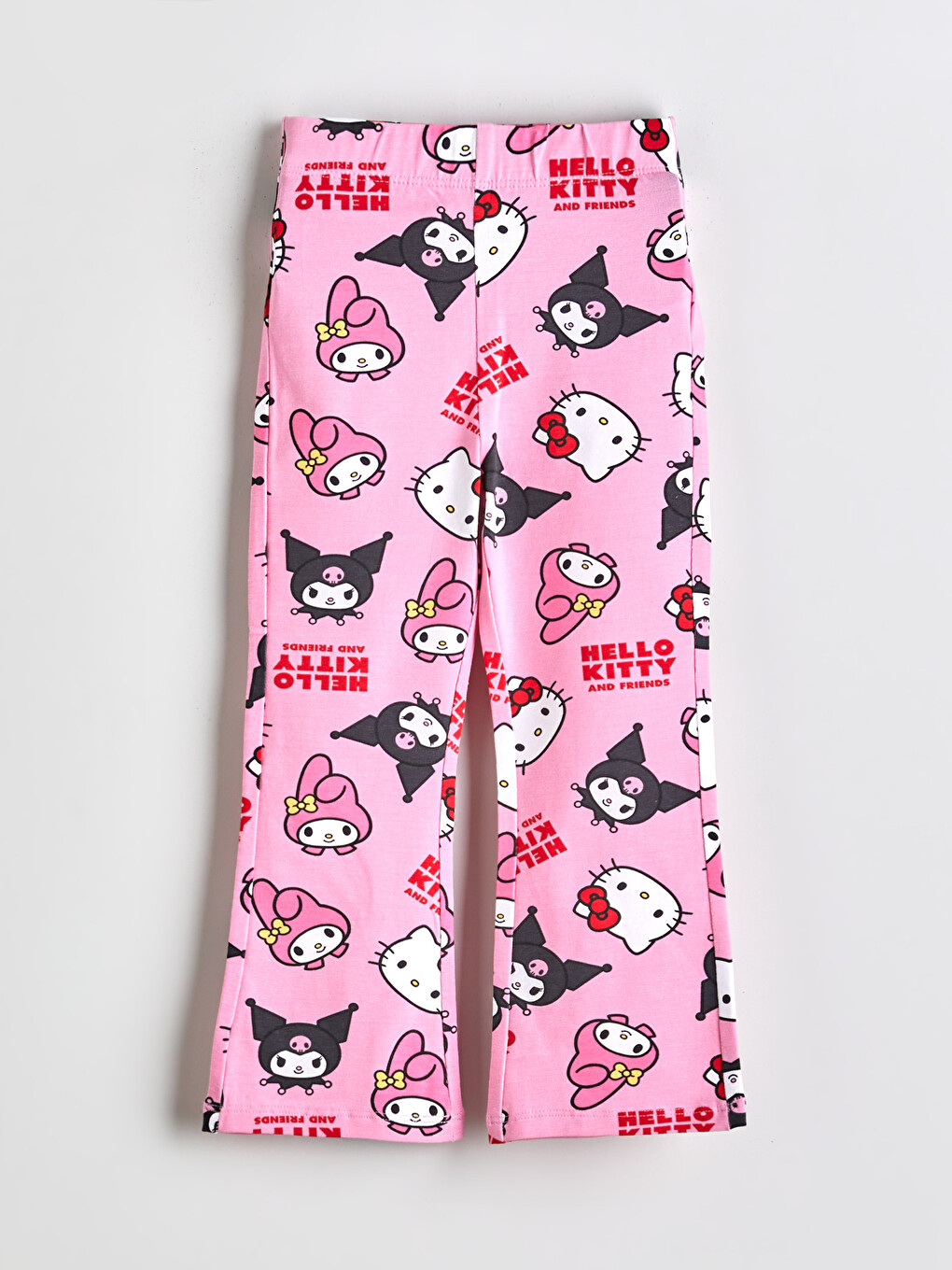 Kuromi Print Wide-leg Girls' Leggings-3
