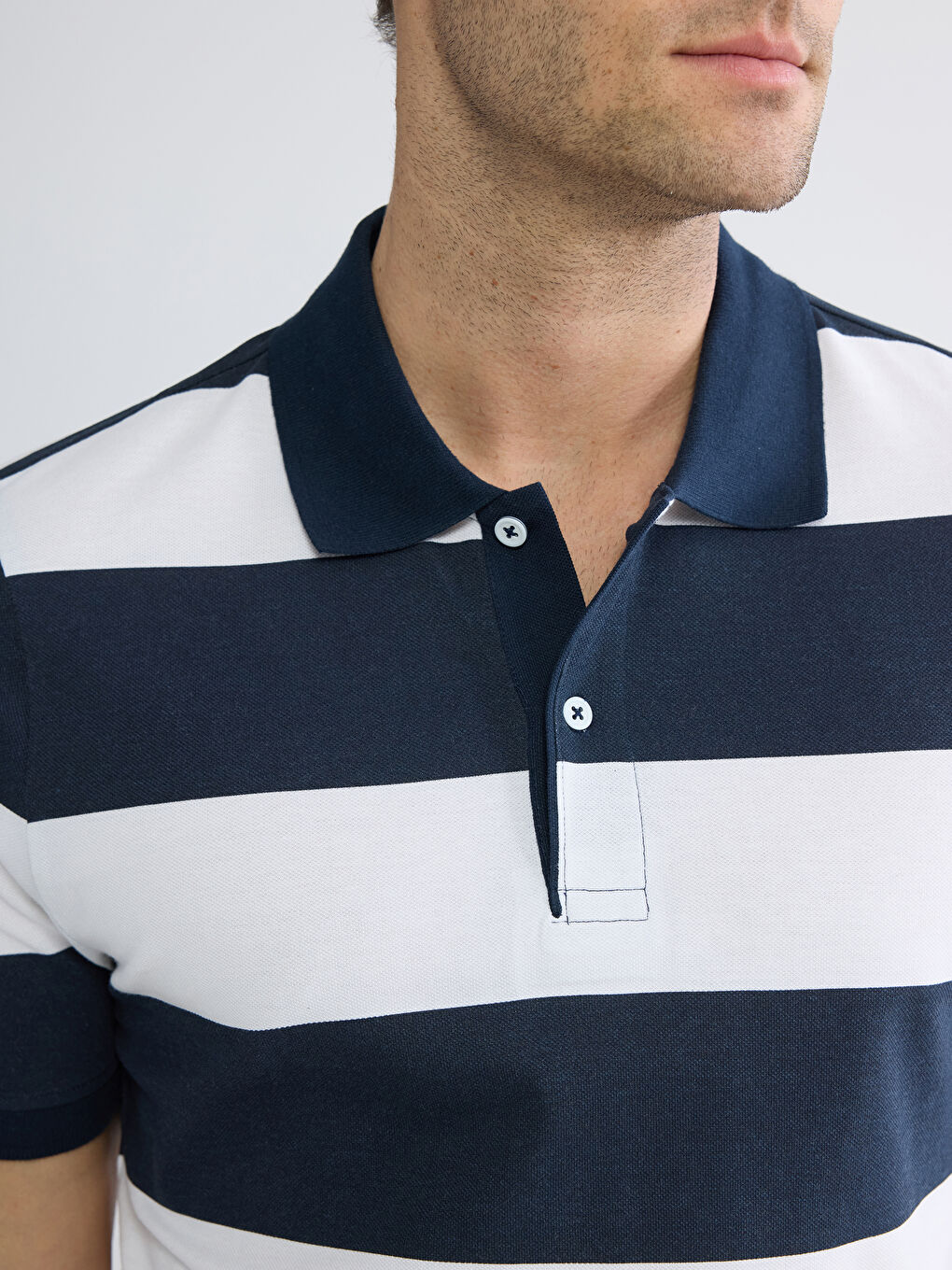 Мужчины Синий Футболка-2