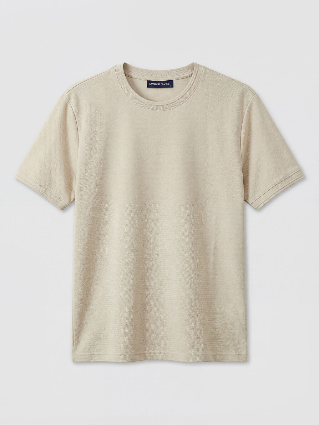 Мужская футболка с круглым вырезом