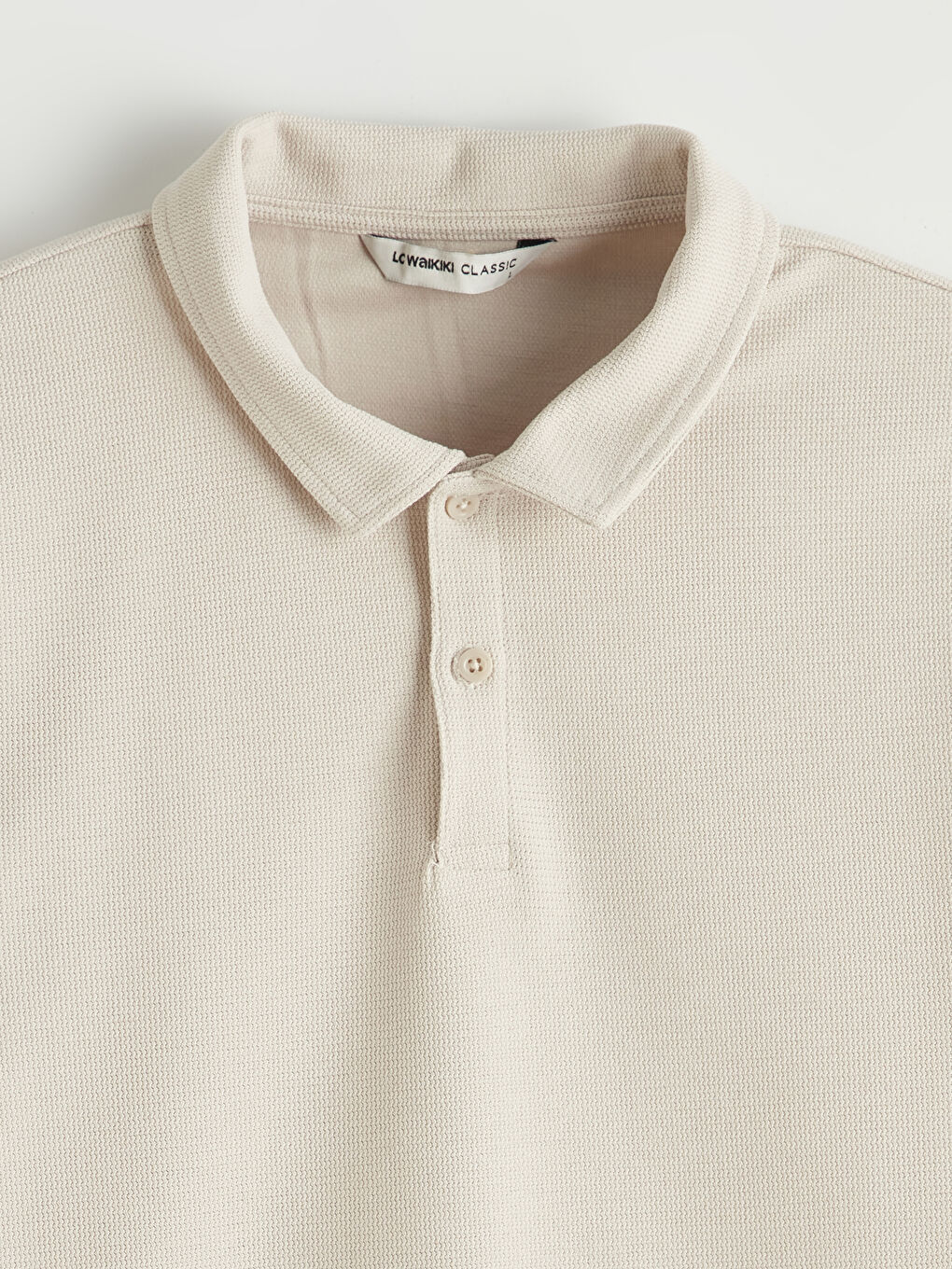 Мъж Бежово Тениска-5