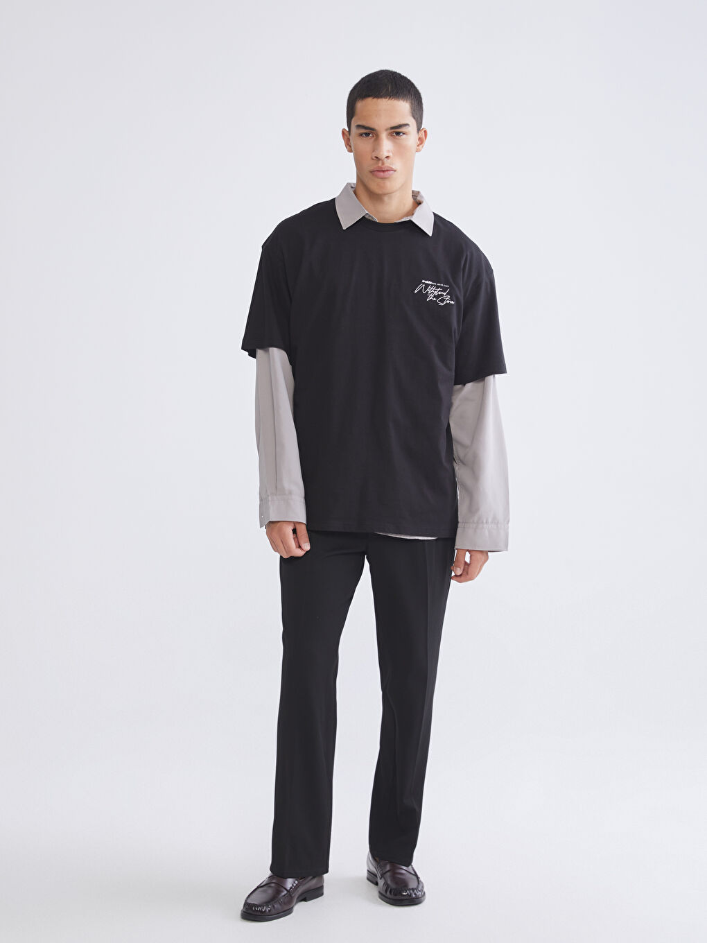 تيشيرت رجالي برقبة دائرية مطبوع من قماش جيرسي-1