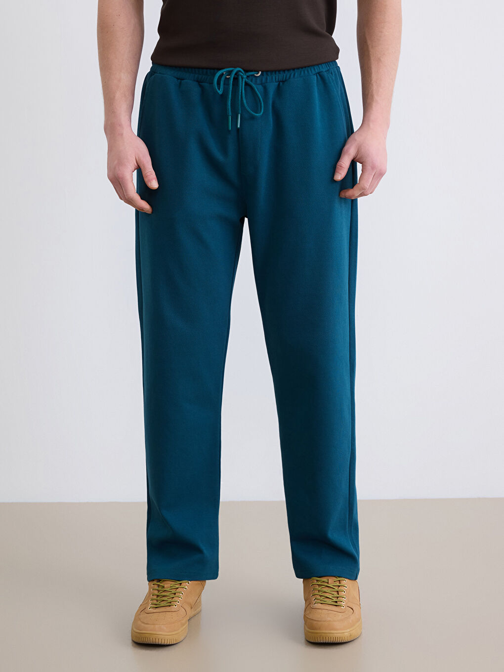 بنطال رياضي رجالي بقصة عادية-1