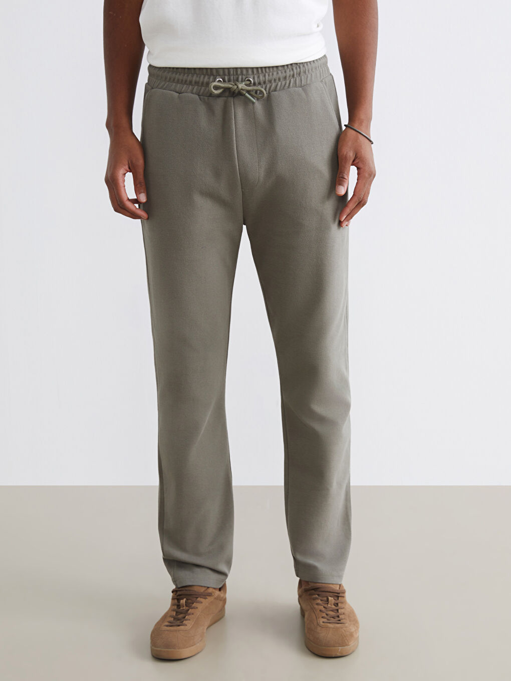 بنطال رياضي رجالي بقصة عادية-1