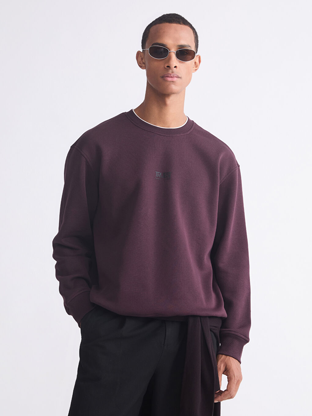 كنزة رياضية أرجواني رجل