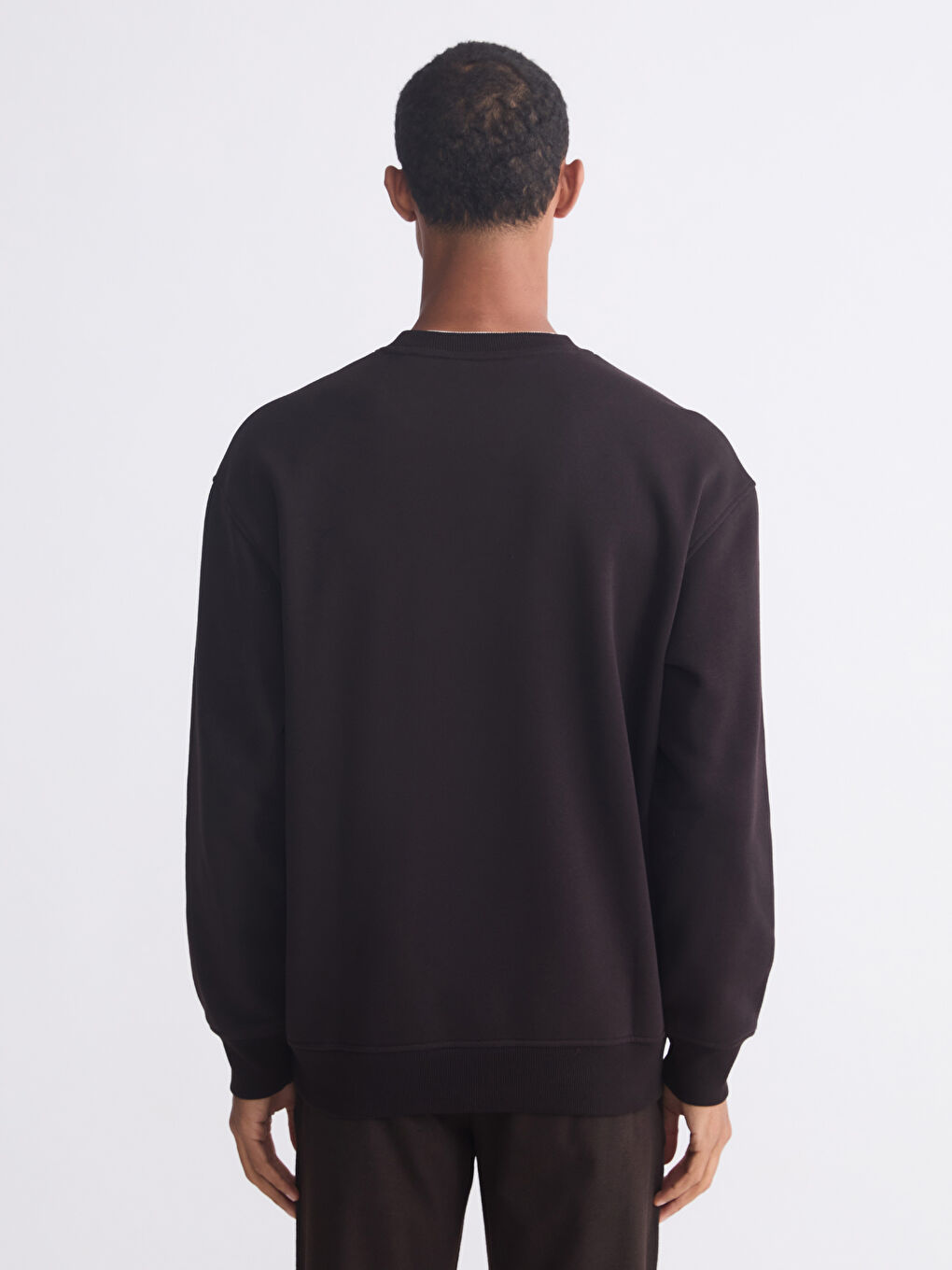 Чоловік КОРИЧНЕВИЙ Світшот - Толстовка-3