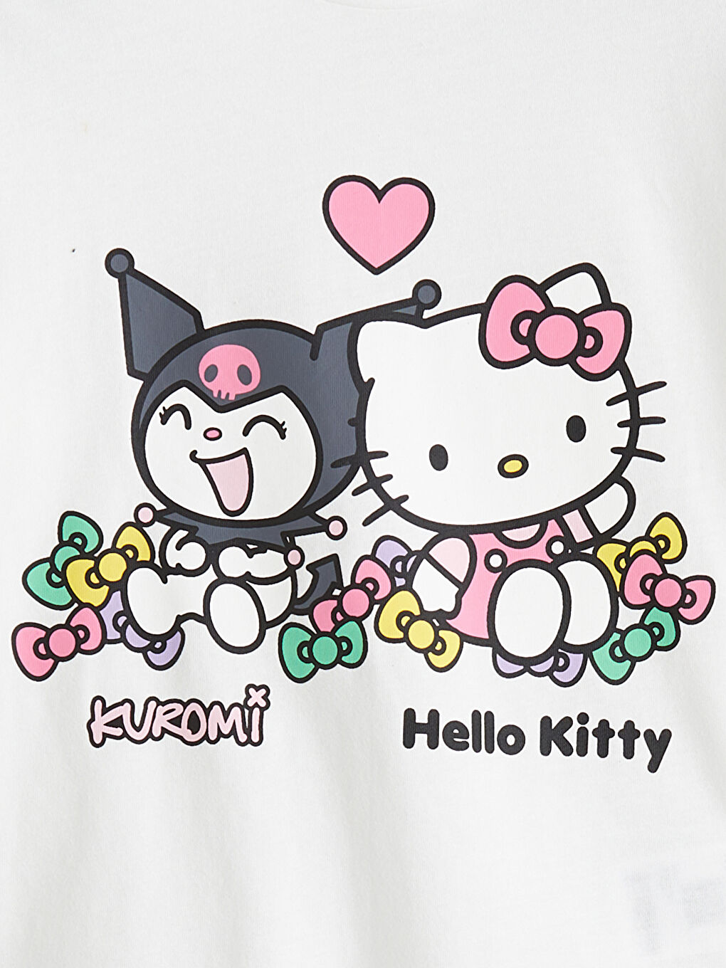 Hello Kitty štampana majica i helanke za devojčice-2