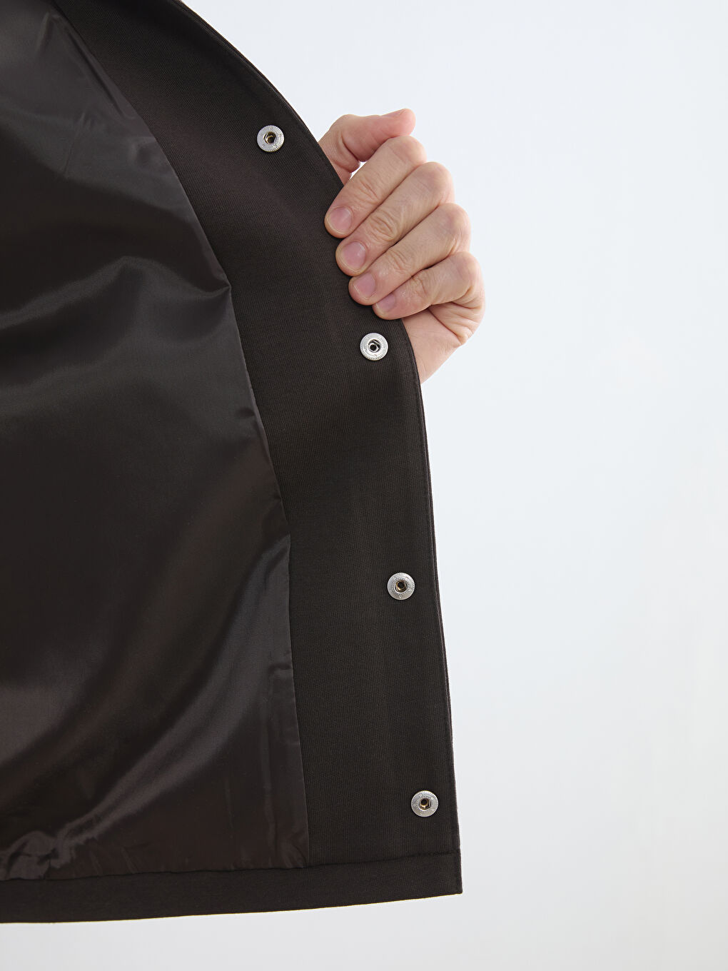 Kahverengi Rahat Kalıp Erkek Mont-2