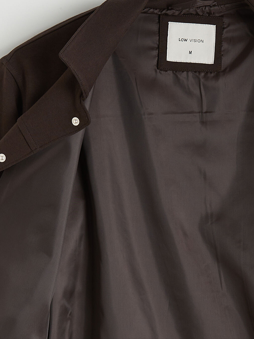 Kahverengi Rahat Kalıp Erkek Mont-1