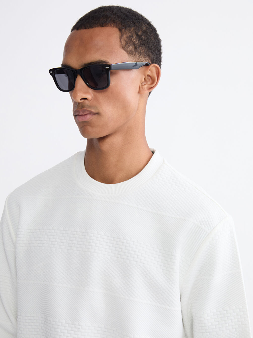 Man ECRU Sweatshirt-2