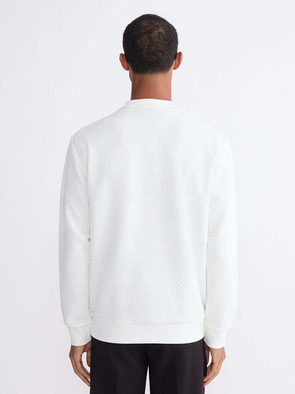 Man ECRU Sweatshirt-3