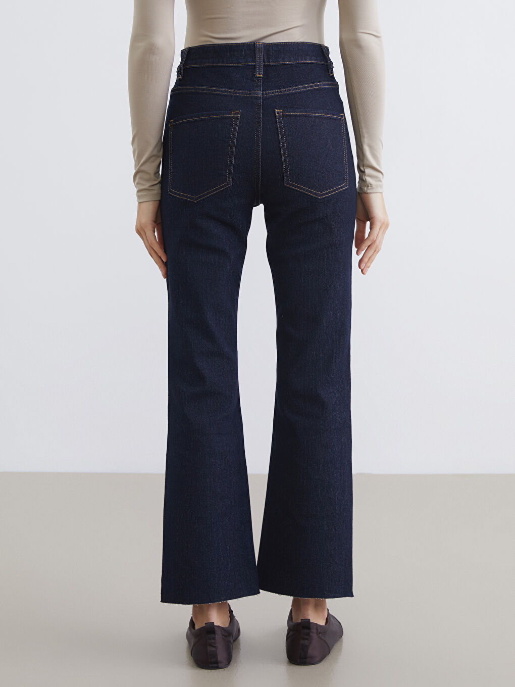 Әйелдер ИНДИГО Джинсы шалбар-3