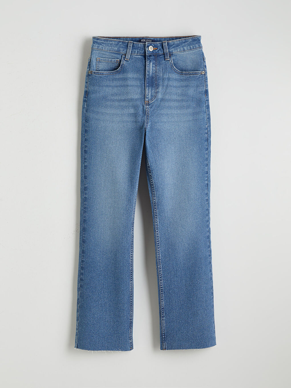 Women's Cropped Flare Jeans-4