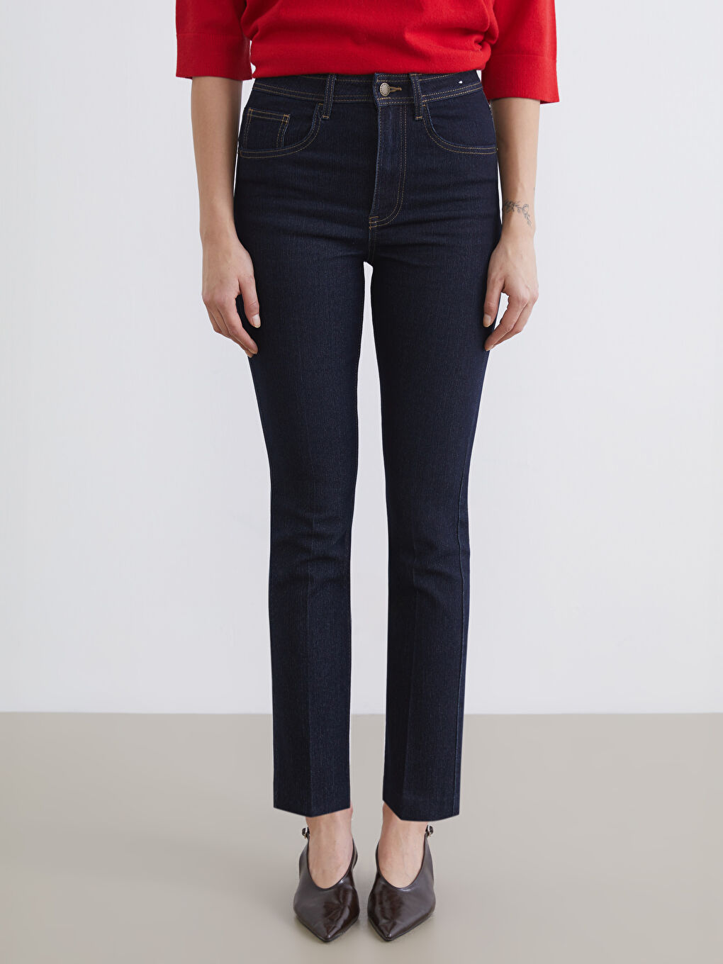 Slim Fit Women's Jeans-1