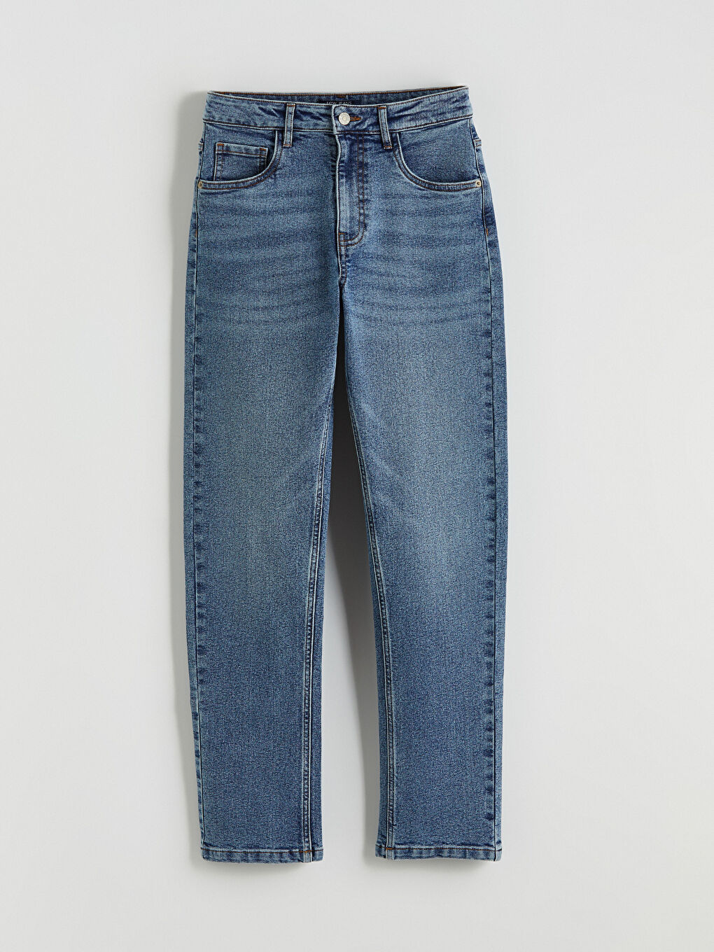 High Waist Regular Fit Women's Jeans-4