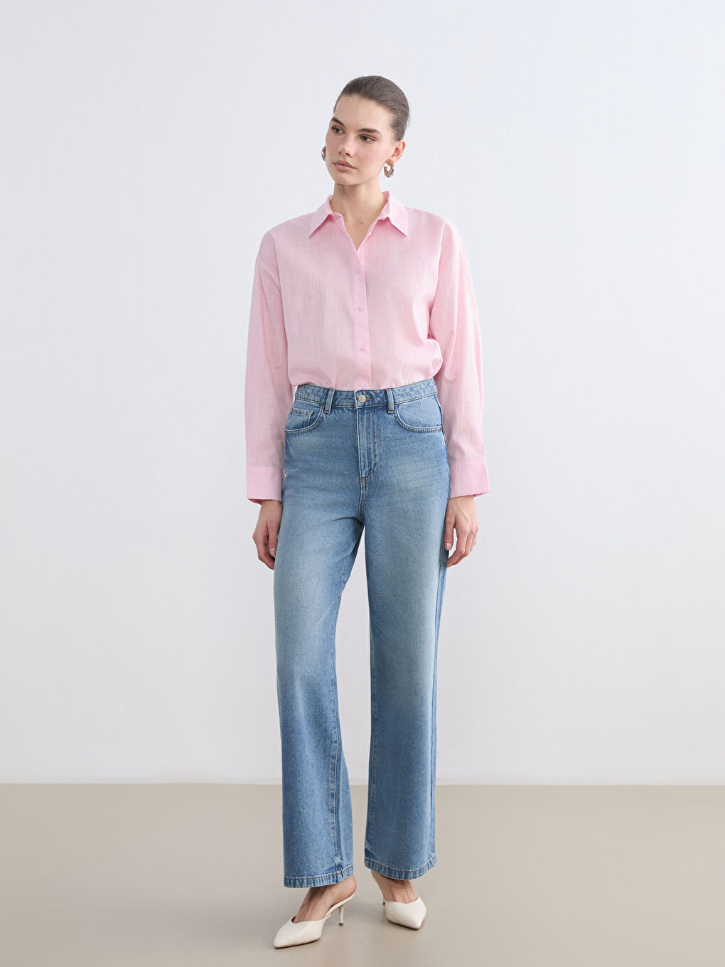 Wideleg Women's Jean Pants