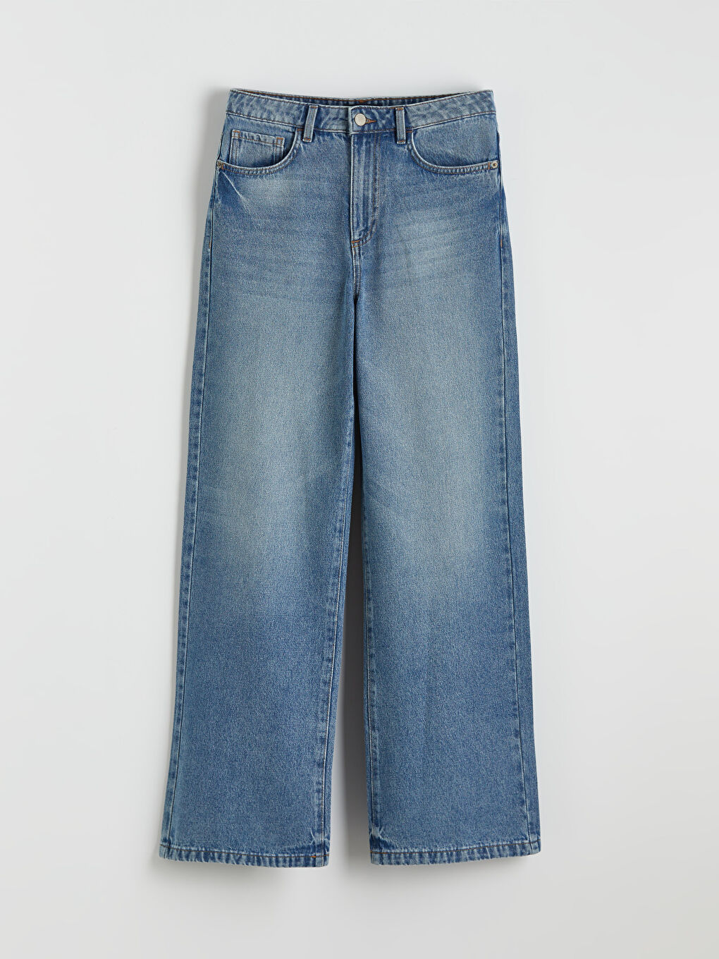 Wideleg Women's Jean Pants-4