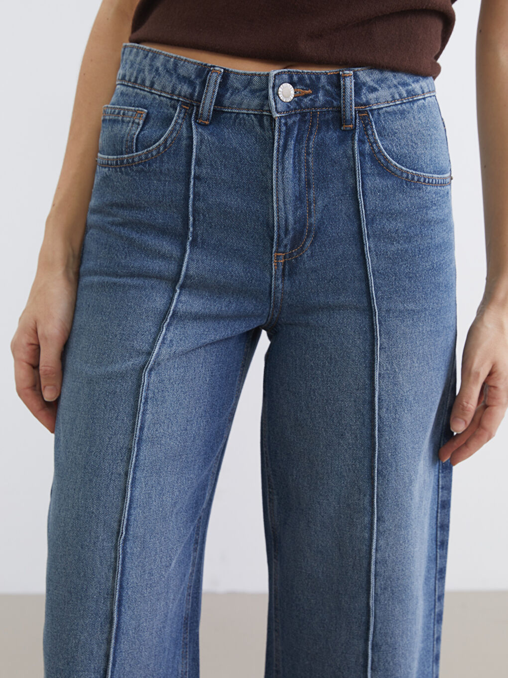 Ženske farmerke širokih nogavica-2