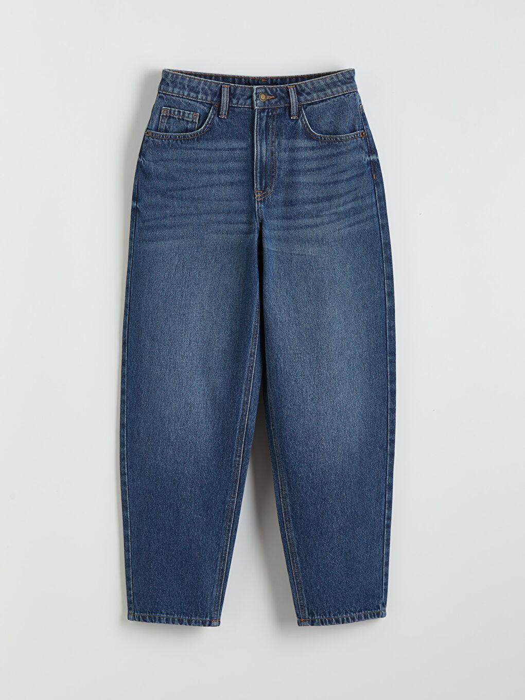 Әйелдерге арналған бос пішімді джинс шалбар-4