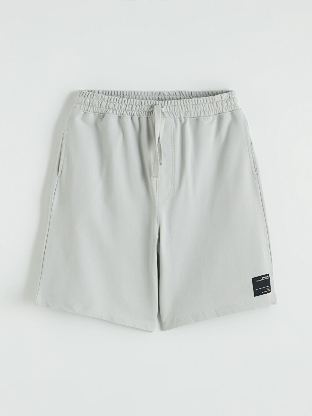 Gri Standart Kalıp Erkek Şort-4