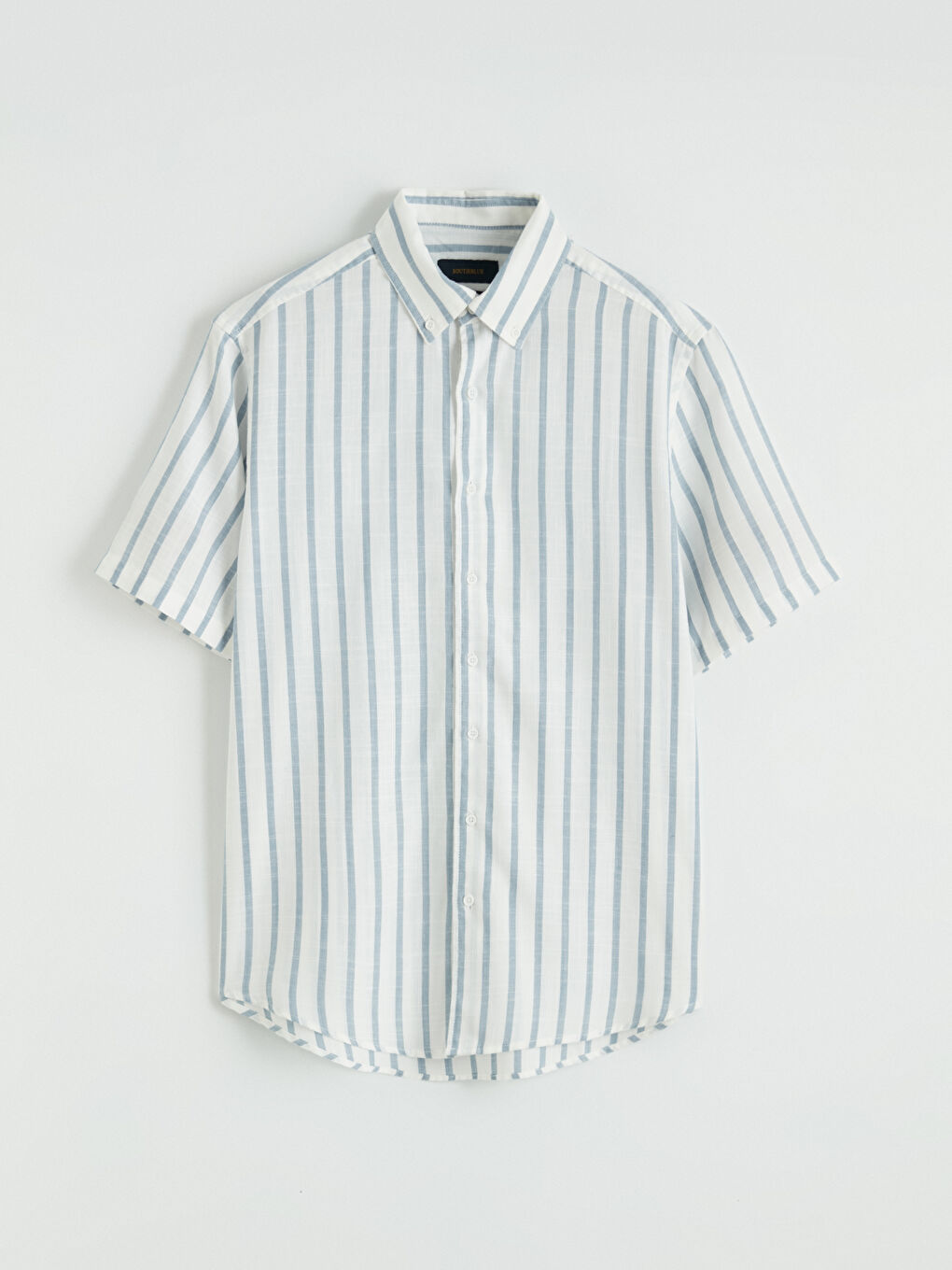 Regular Fit Striped Dobby Men's Shirt-4