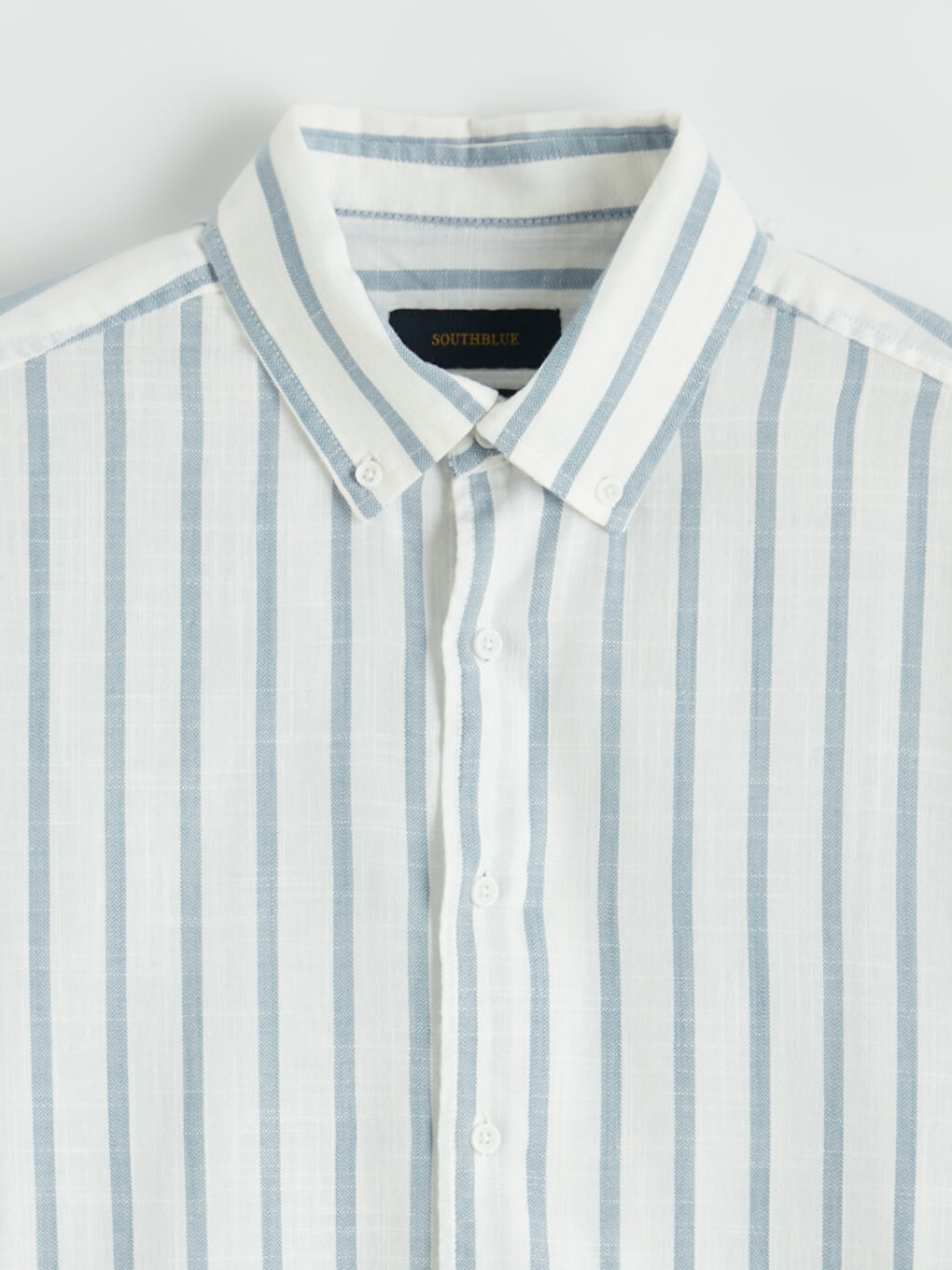Regular Fit Striped Dobby Men's Shirt-5
