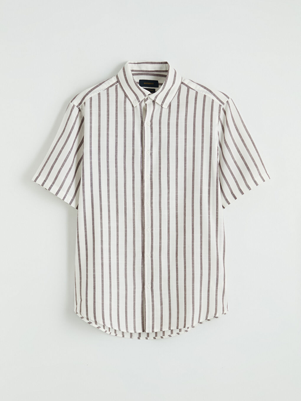 Regular Fit Striped Dobby Men's Shirt-4