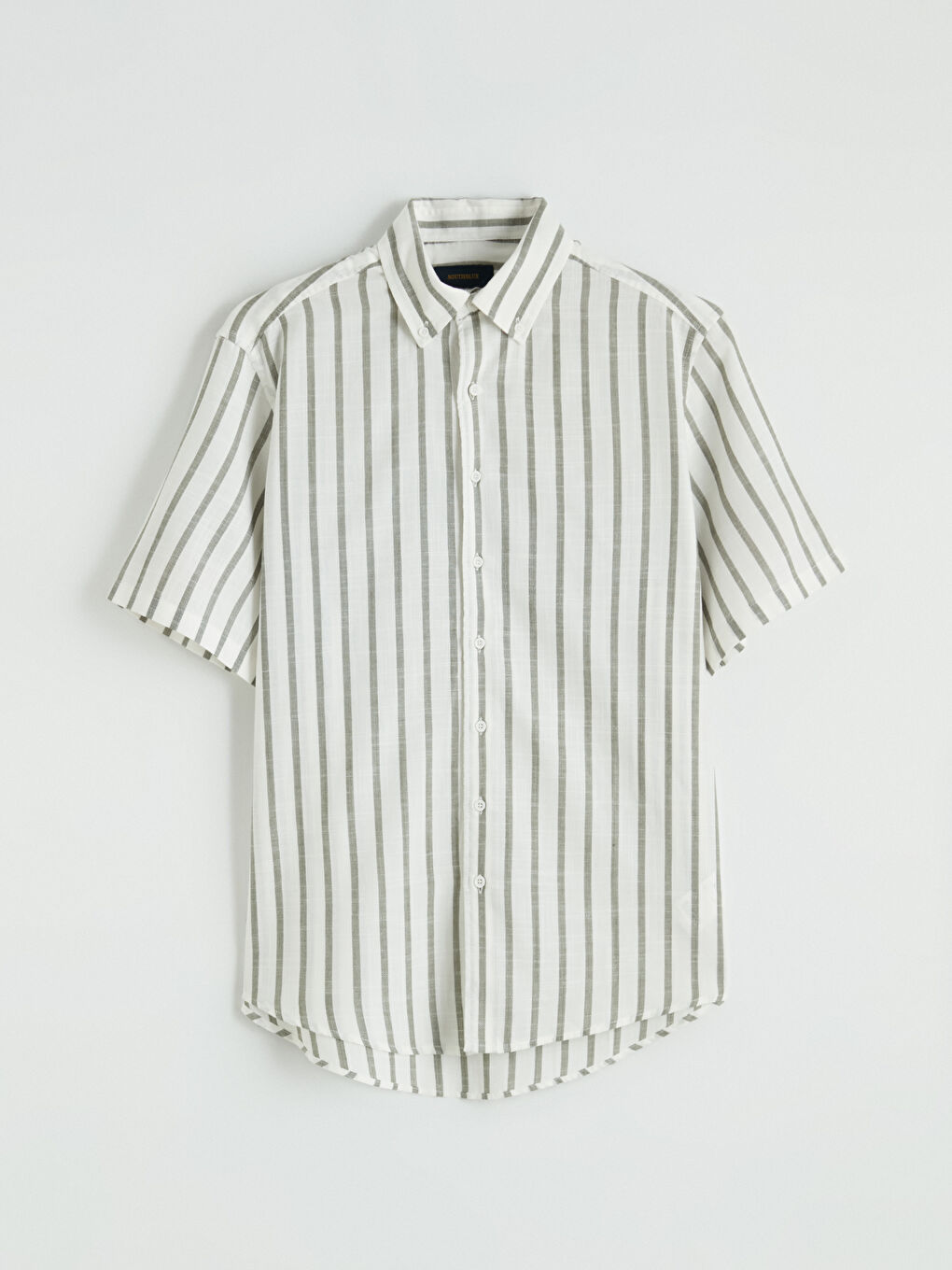 Regular Fit Striped Dobby Men's Shirt-4
