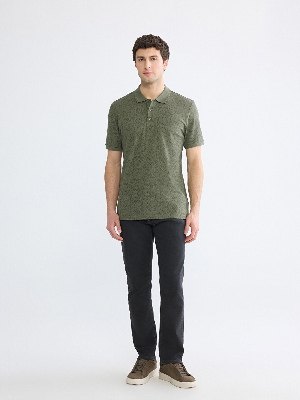 T-shirt KAKI Homme-1