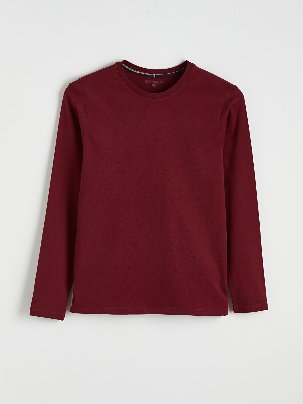 Bordo Standart Kalıp Ekose Erkek Pijama Takımı-1