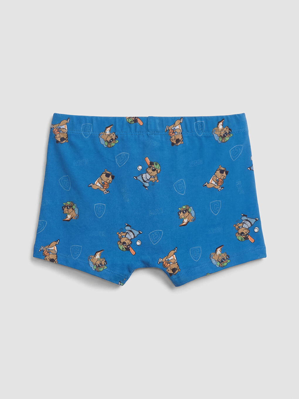 Lacivert Desenli Erkek Çocuk Boxer-1