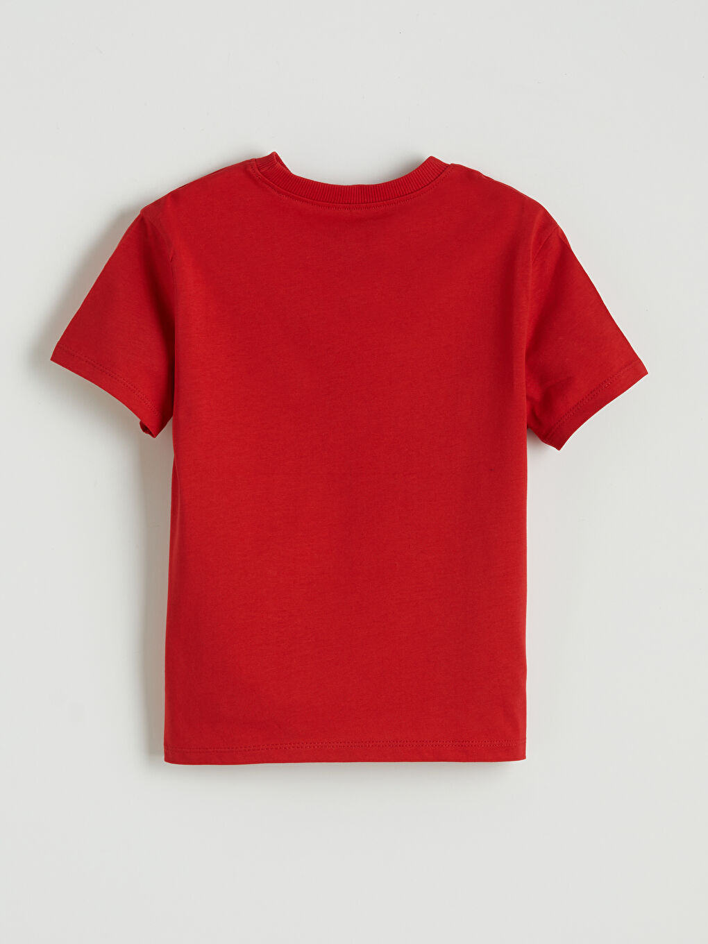 Kırmızı Atatürk İmzası Baskılı Erkek Çocuk Penye Tİşört-1