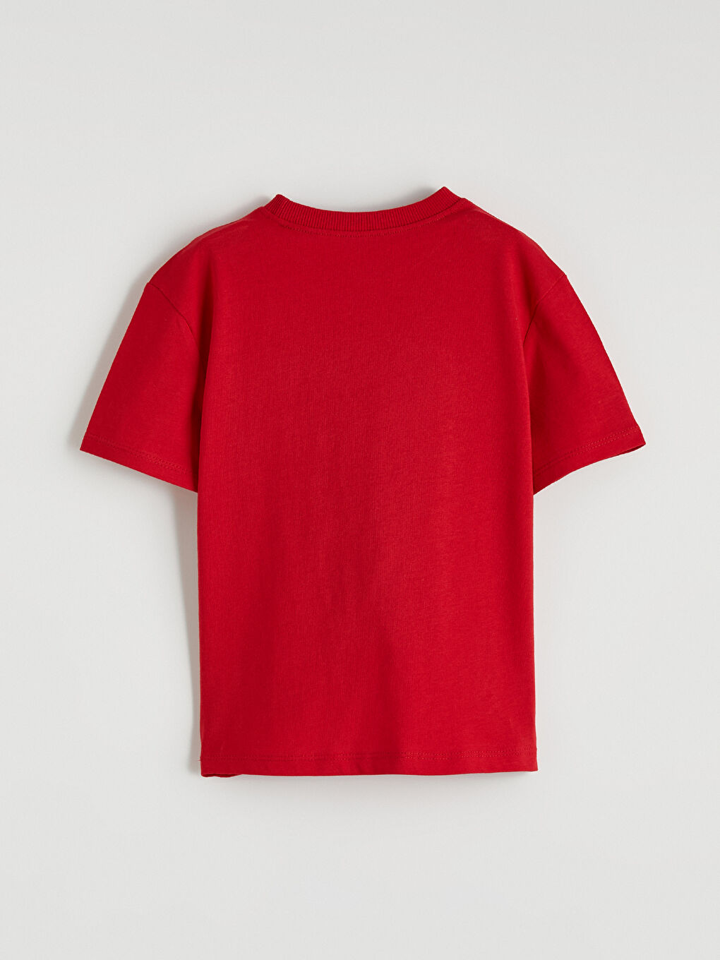 Kırmızı Bisiklet Yaka Atatürk Baskılı Erkek Çocuk Tişört-2