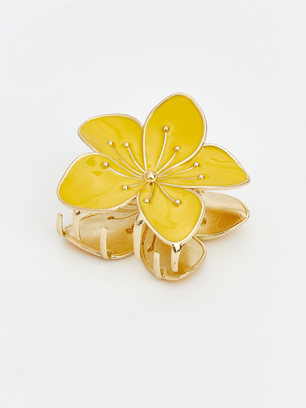 Karışık Çiçek Figürlü Kadın Mandal Toka -1